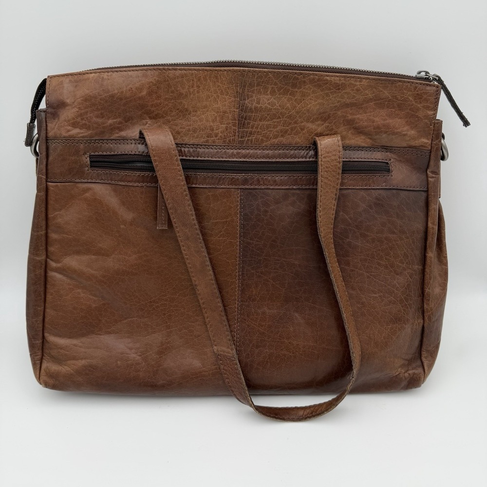 Spikes & Sparrow Leather Tote Bag Brown Distressed Work‎ Laptop Men's Women's